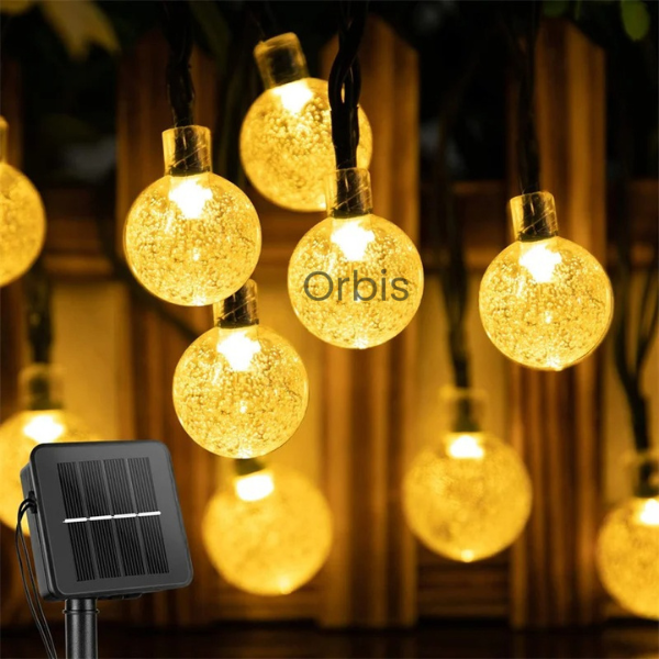 Orbis - Luzes de Globo Solar LED para Decoração Externa