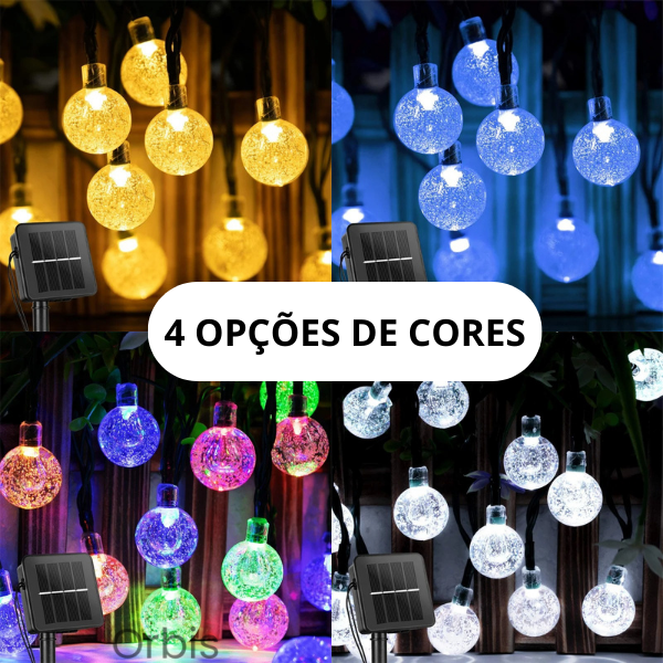 Orbis - Luzes de Globo Solar LED para Decoração Externa