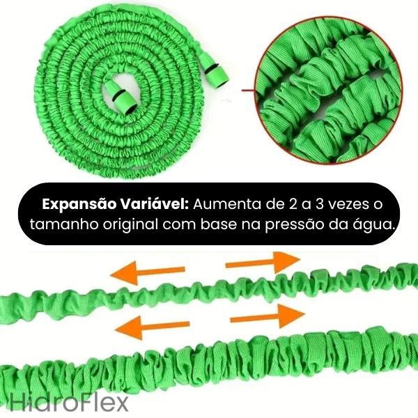 HydroFlex - Mangueira Extensível Mágica com 7 Funções de Pulverização para Jardim e Casa
