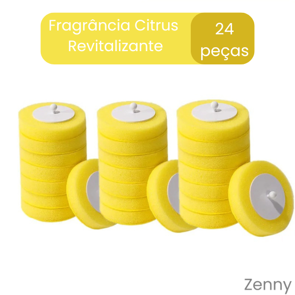 Zenny - Escova de Limpeza com Refil Descartável para Banheiros
