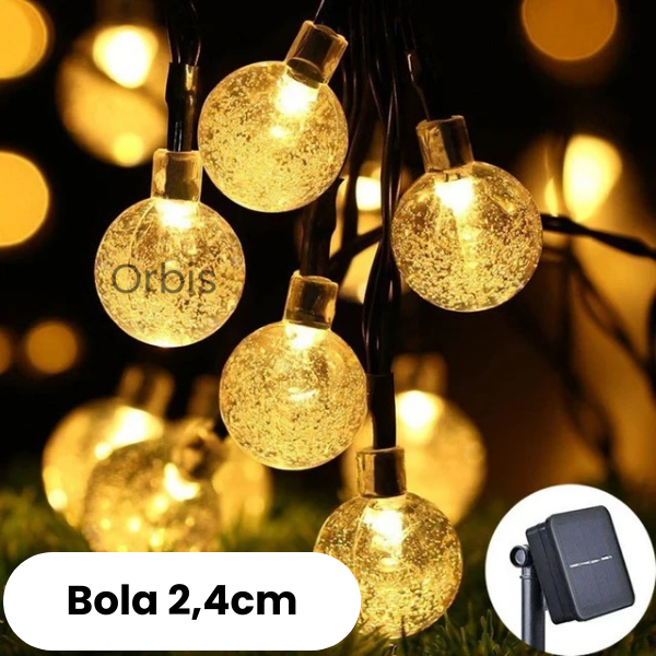 Orbis - Luzes de Globo Solar LED para Decoração Externa
