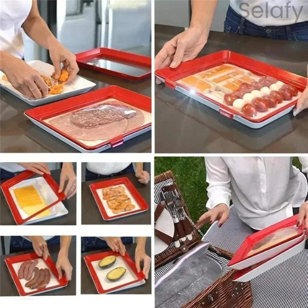 Selafy – Organizadora de Geladeira com Tecnologia de Vedação | Mantenha seus Alimentos Frescos por Dias