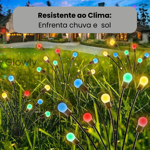 Glowly - Lâmpadas Solares LED Decorativas para Jardim e Quintal
