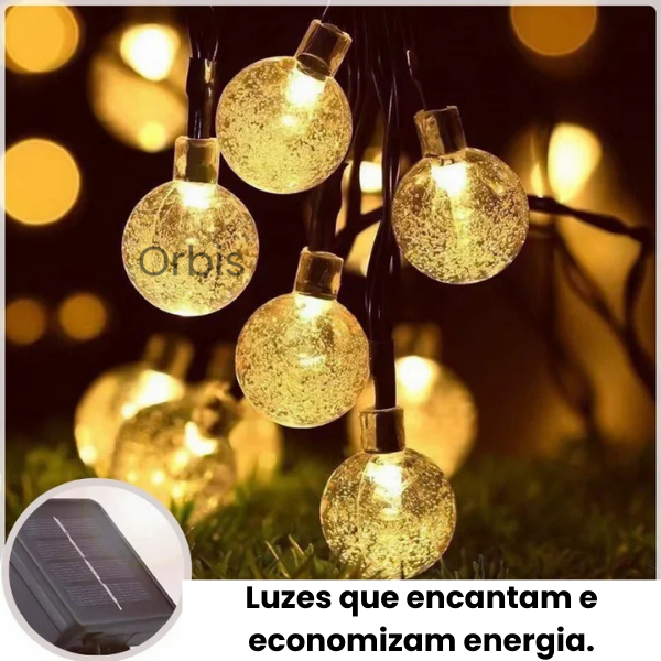 Orbis - Luzes de Globo Solar LED para Decoração Externa