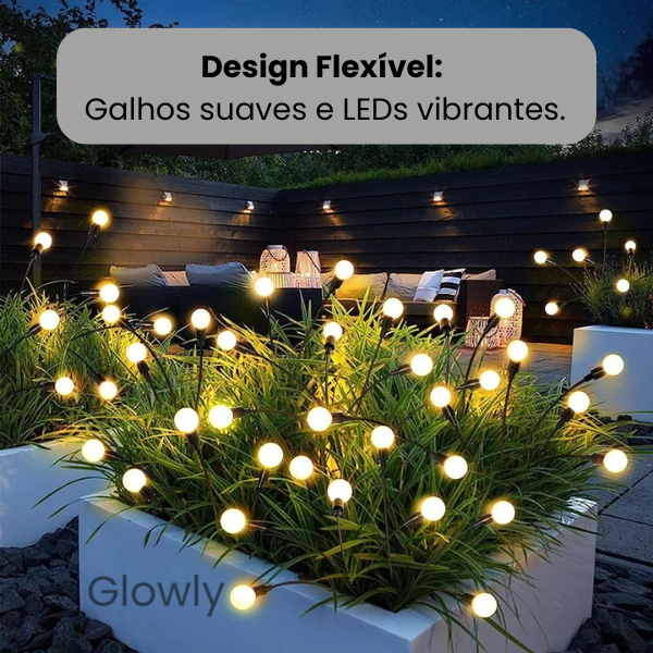 Glowly - Lâmpadas Solares LED Decorativas para Jardim e Quintal