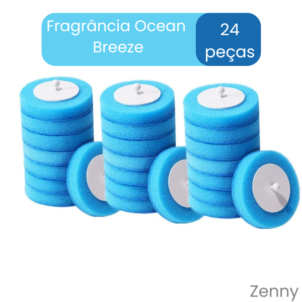Zenny - Escova de Limpeza com Refil Descartável para Banheiros