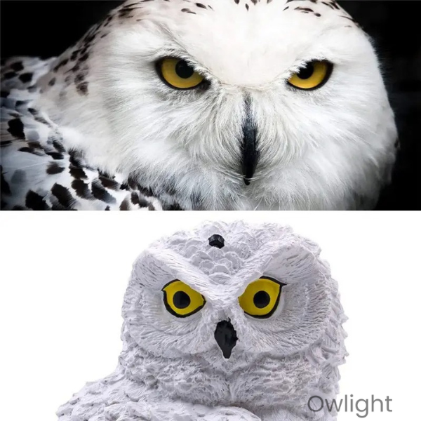 Owlight - Luminária de Coruja à Prova d'Água com Energia Solar