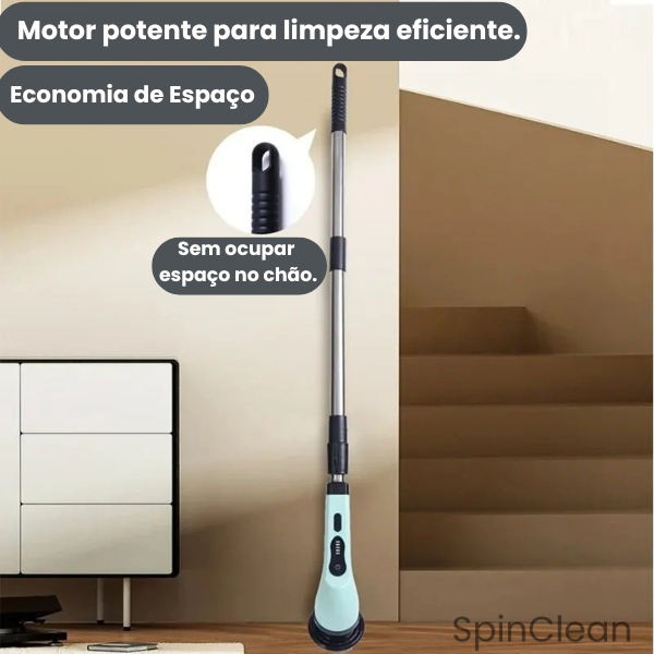 SpinClean - Escova Elétrica Sem Fio Multifuncional para Limpeza