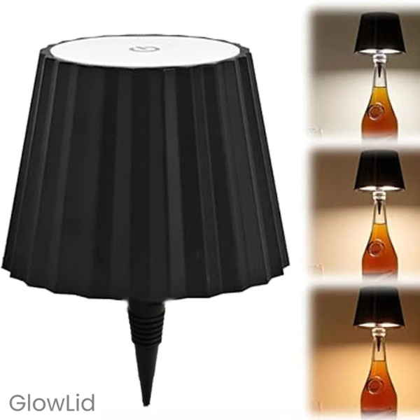 GlowLid – Abajur Elegante Para Garrafa