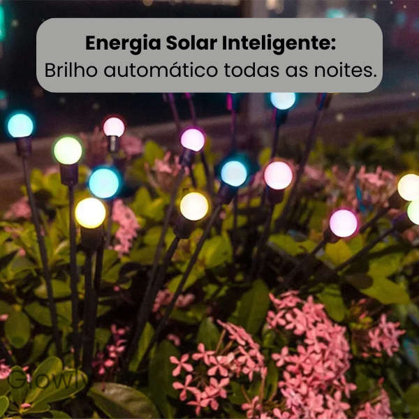 Glowly - Lâmpadas Solares LED Decorativas para Jardim e Quintal