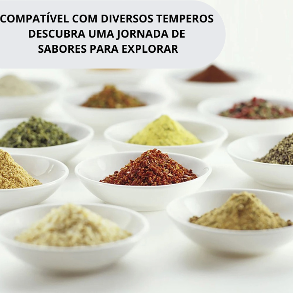 Moedor Elétrico de Sal e Pimenta Recarregável com Luz LED e Moagem Ajustável – Carregamento USB