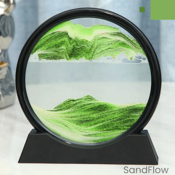 SandFlow – Quadro de Areia 3D para Decoração