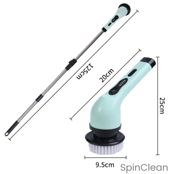 SpinClean - Escova Elétrica Sem Fio Multifuncional para Limpeza