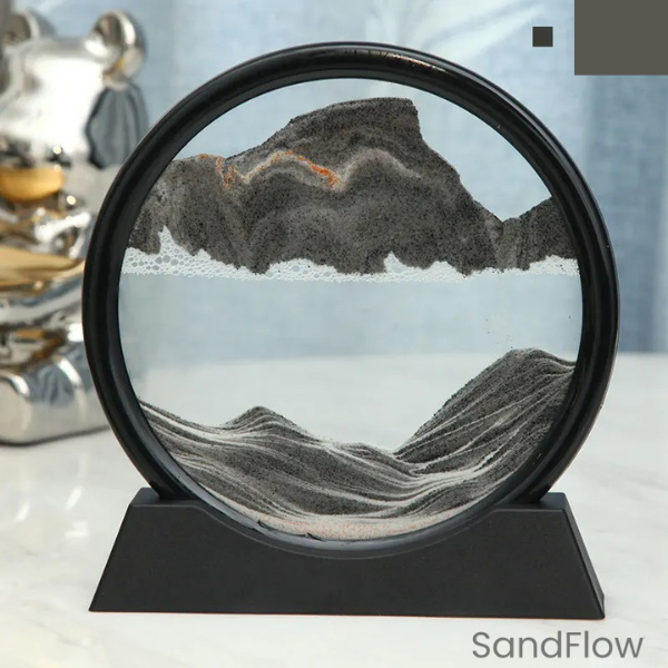 SandFlow – Quadro de Areia 3D para Decoração