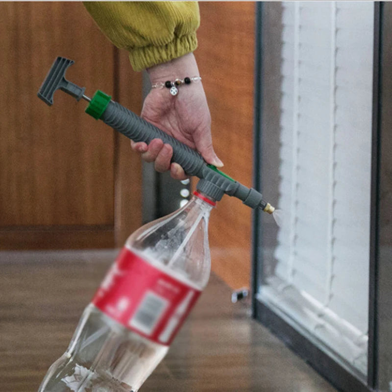 Jetix - Borrifador Ajustável para Garrafa PET - Pulverizador de Pressão e Bico de Nebulização para Jardinagem