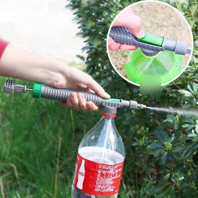 Jetix - Borrifador Ajustável para Garrafa PET - Pulverizador de Pressão e Bico de Nebulização para Jardinagem