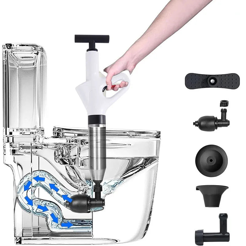 HydroBlast - Desentupidor de Alta Pressão para Pia, Ralo e Vaso Sanitário