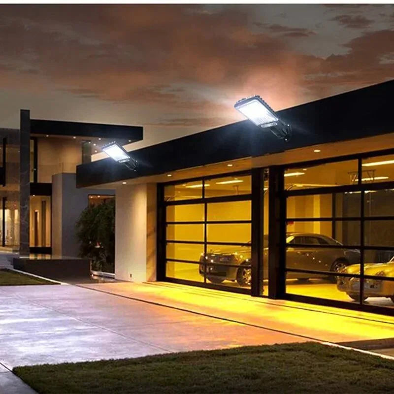 Solara - Luminária Solar Sensorial COB - Iluminação Inteligente e Sustentável para Áreas Externas