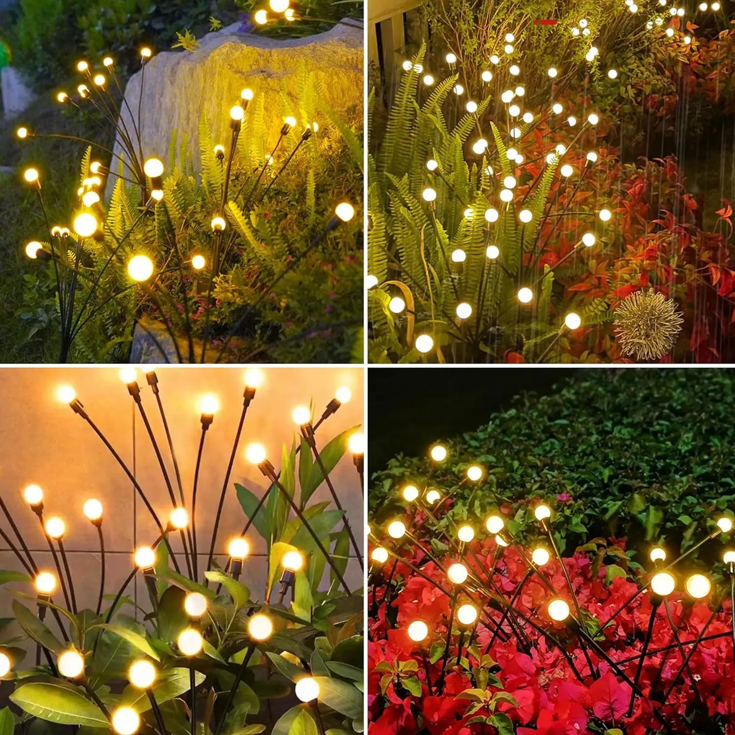 Glowly - Lâmpadas Solares LED Decorativas para Jardim e Quintal