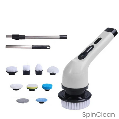 SpinClean - Escova Elétrica Sem Fio Multifuncional para Limpeza
