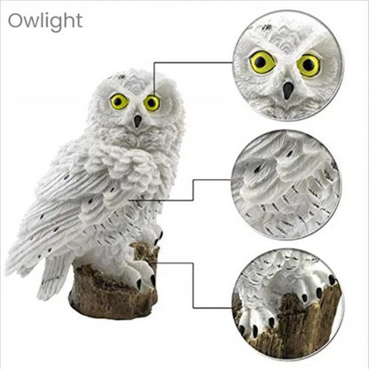Owlight - Luminária de Coruja à Prova d'Água com Energia Solar