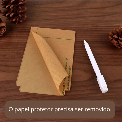 BrightNote – Luminária LED Personalizável com Quadro de Mensagens