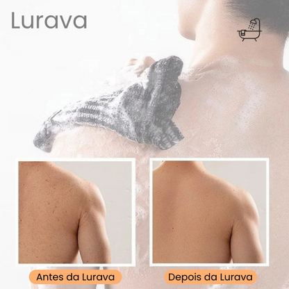 Lurava™ – Faixa de Banho Exfoliante 2 em 1 – Pele Suave Sem Esforço