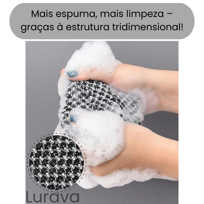 Lurava™ – Faixa de Banho Exfoliante 2 em 1 – Pele Suave Sem Esforço
