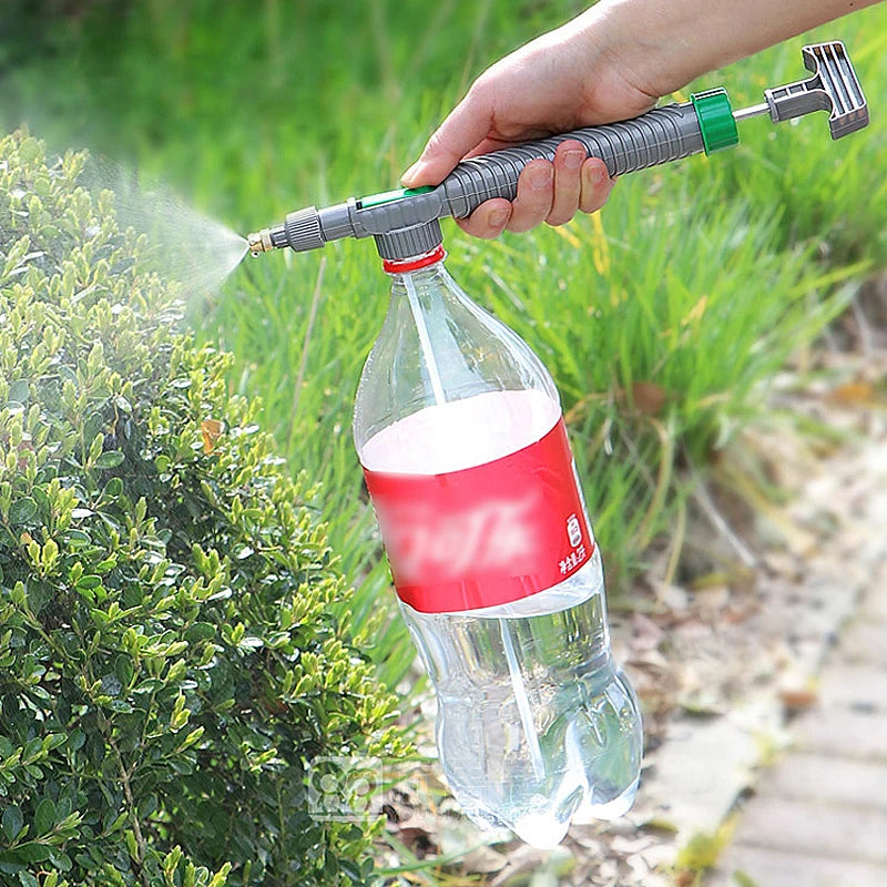 Jetix - Borrifador Ajustável para Garrafa PET - Pulverizador de Pressão e Bico de Nebulização para Jardinagem